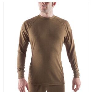 MASSIF Mens long sleeve protective combat uniform shirt level 1 crew